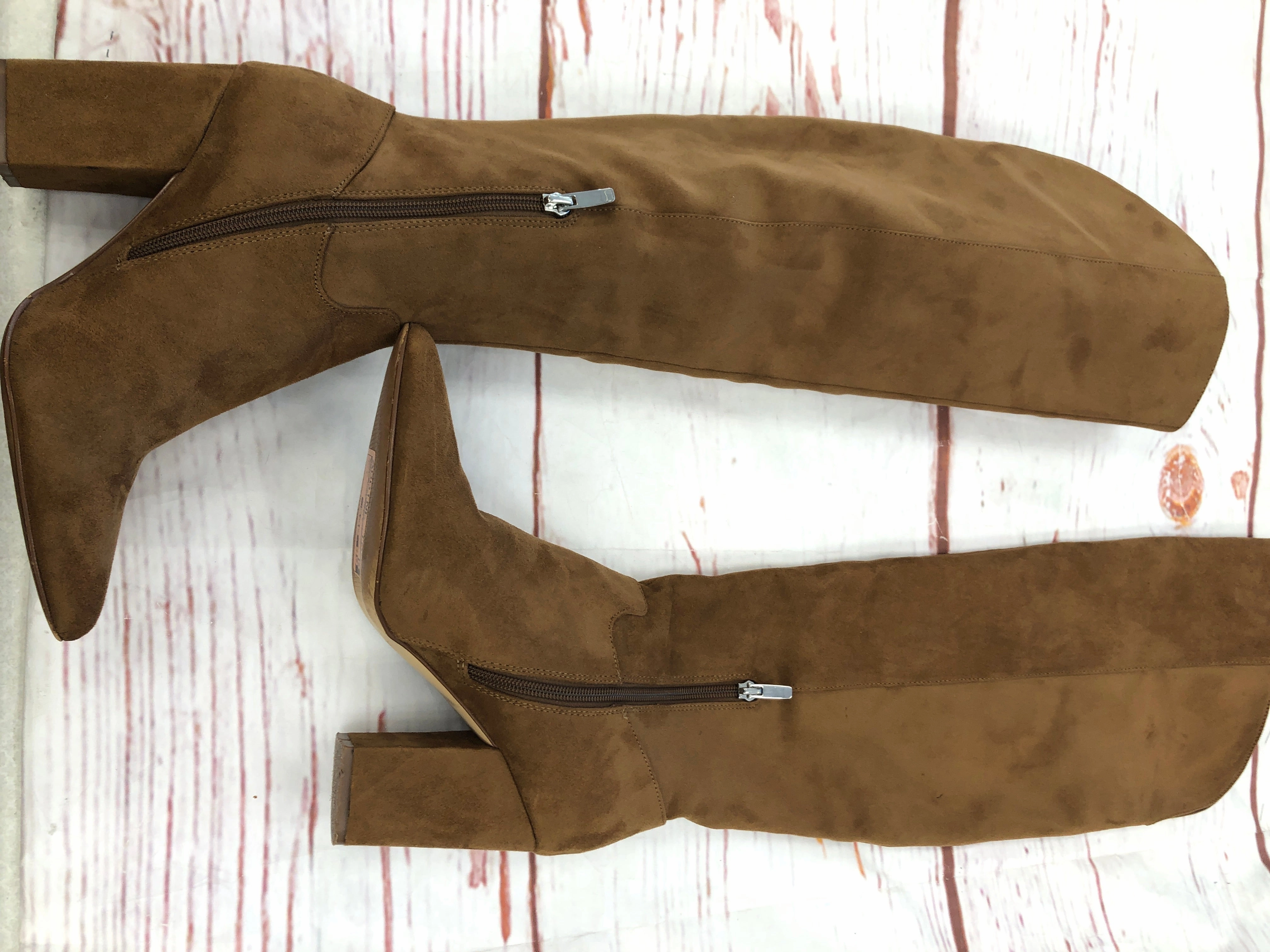 Stylish And Functional Boots Knee Heels By Nine West  Size: 7