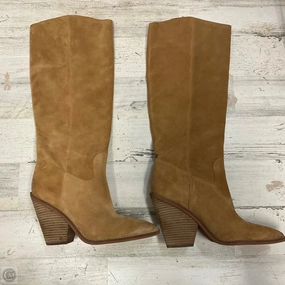 Casual Adventure Boots Knee Heels By Sam Edelman In Brown, Size: 10