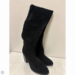 Boots Knee Heels By Steve Madden In Black, Size: 8 Mountain Trail