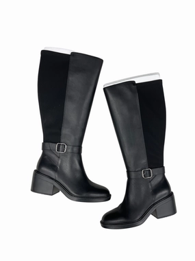 Boots Knee Heels By Vince Camuto In Black, Size: 9.5 Seamless Comfort Snow Trekker