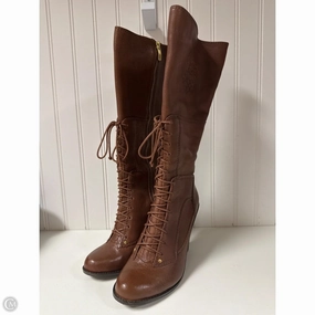 Boots Knee Heels By Vince Camuto In Brown, Size: 6 Trail Use