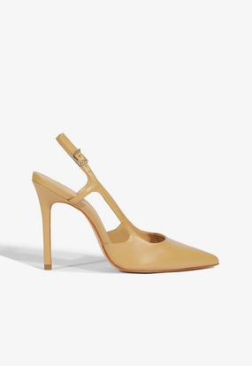 Multidirectional Traction Grip Boris High Stiletto Beige Pump