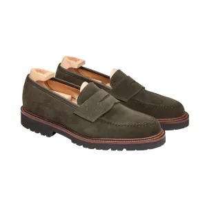 Boston 2 Earth Green Suede Core Flex