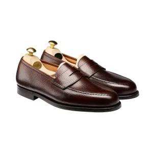 Boston Dark Brown Country Calf Grain Peace Mood