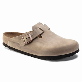 Boston Soft Footbed - Oiled Leather Mule Style Effortless Travel Fit