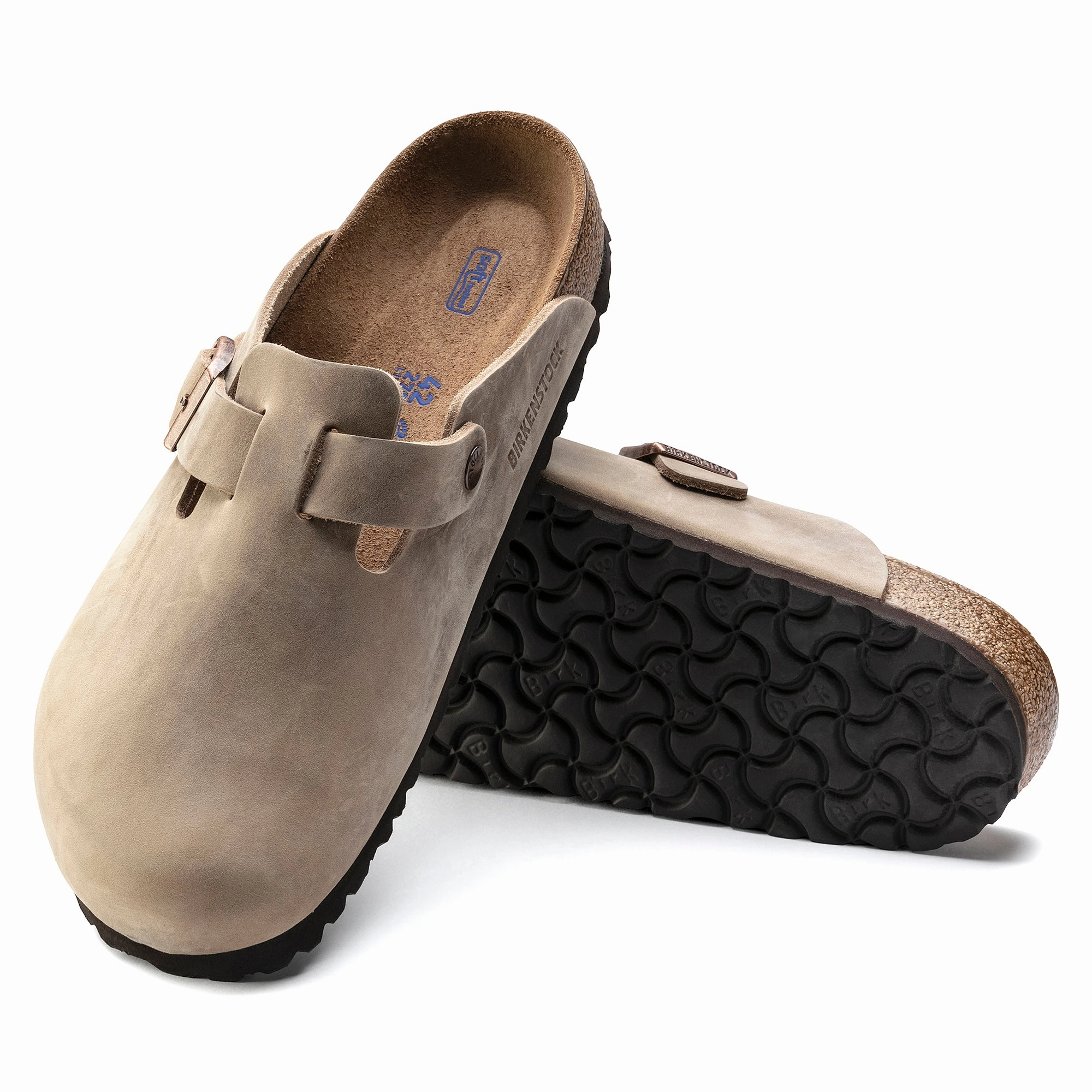 Quick Relax Sandals Reinforced toe Boston Soft Footbed - Oiled Leather