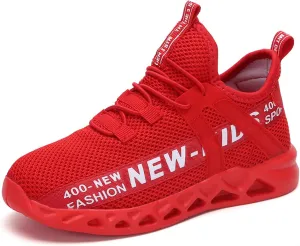 Boys and Girls Sports Shoes Breathable Double Mesh Shoes