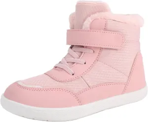 Boys Girls Barefoot Winter Boots With Wide Toe Box Slip Drop Sole Ankle Winter Snow Boots For Boys Shoes Size 1