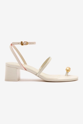 Floral Joy Breath Flow Biarritz Block In Ivory Leather