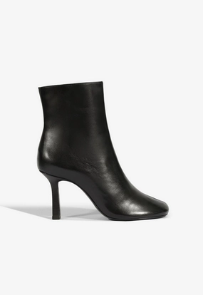 Brielle Leather Bootie Abrasion Resistant Outsole