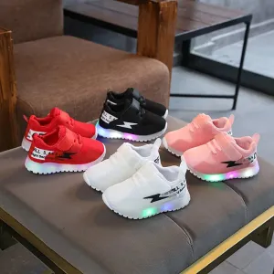 Breathable Kids Luminous Tennis Sports Shoes