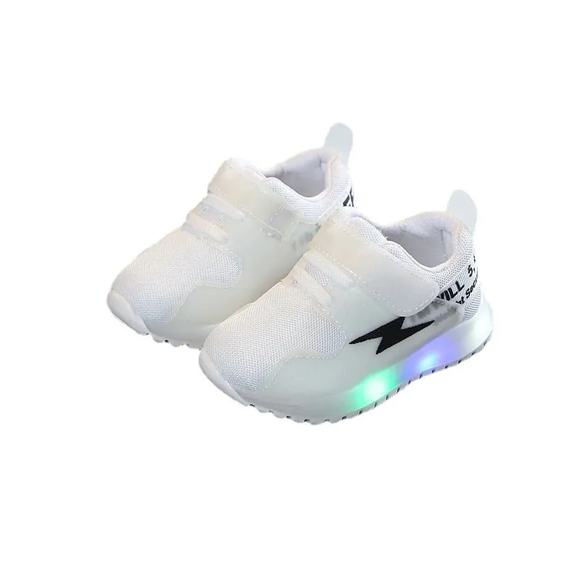 Breathable Kids Luminous Tennis Sports Shoes