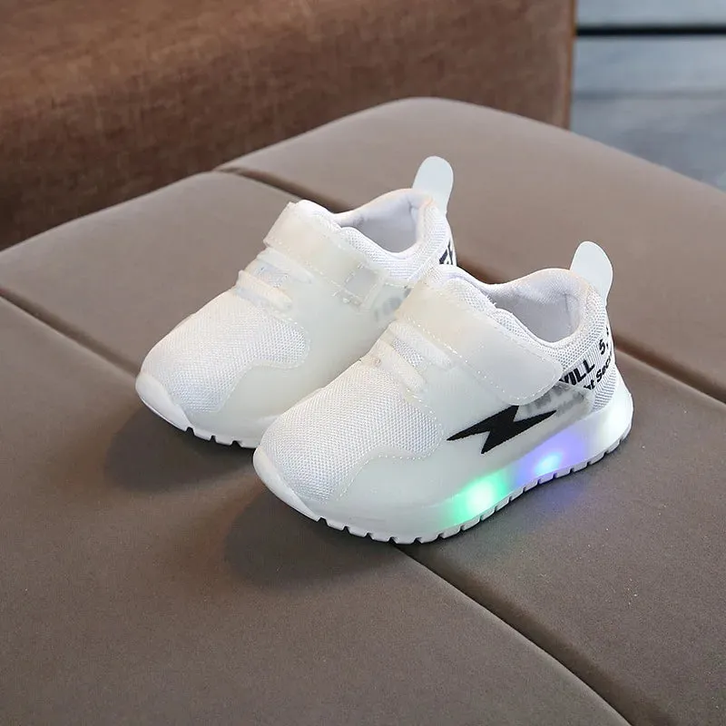 Breathable Kids Luminous Tennis Sports Shoes