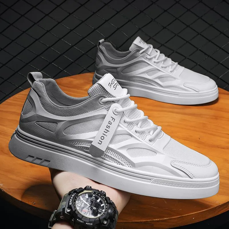 Breathable sports and casual gradient board shoes