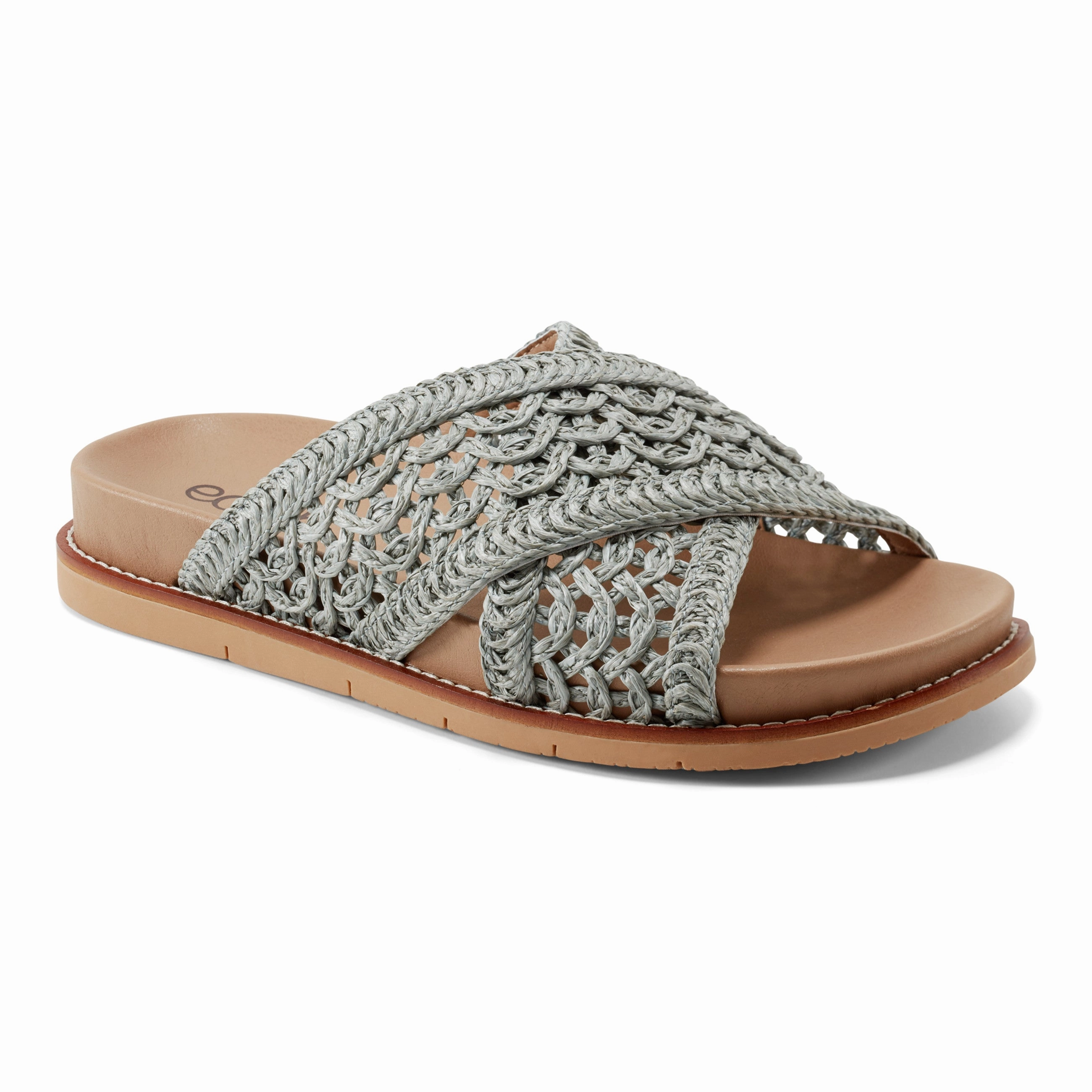 Street Casual Comfortable Casual Shoes Flurry Round Toe Slip-on Flat Casual Sandals