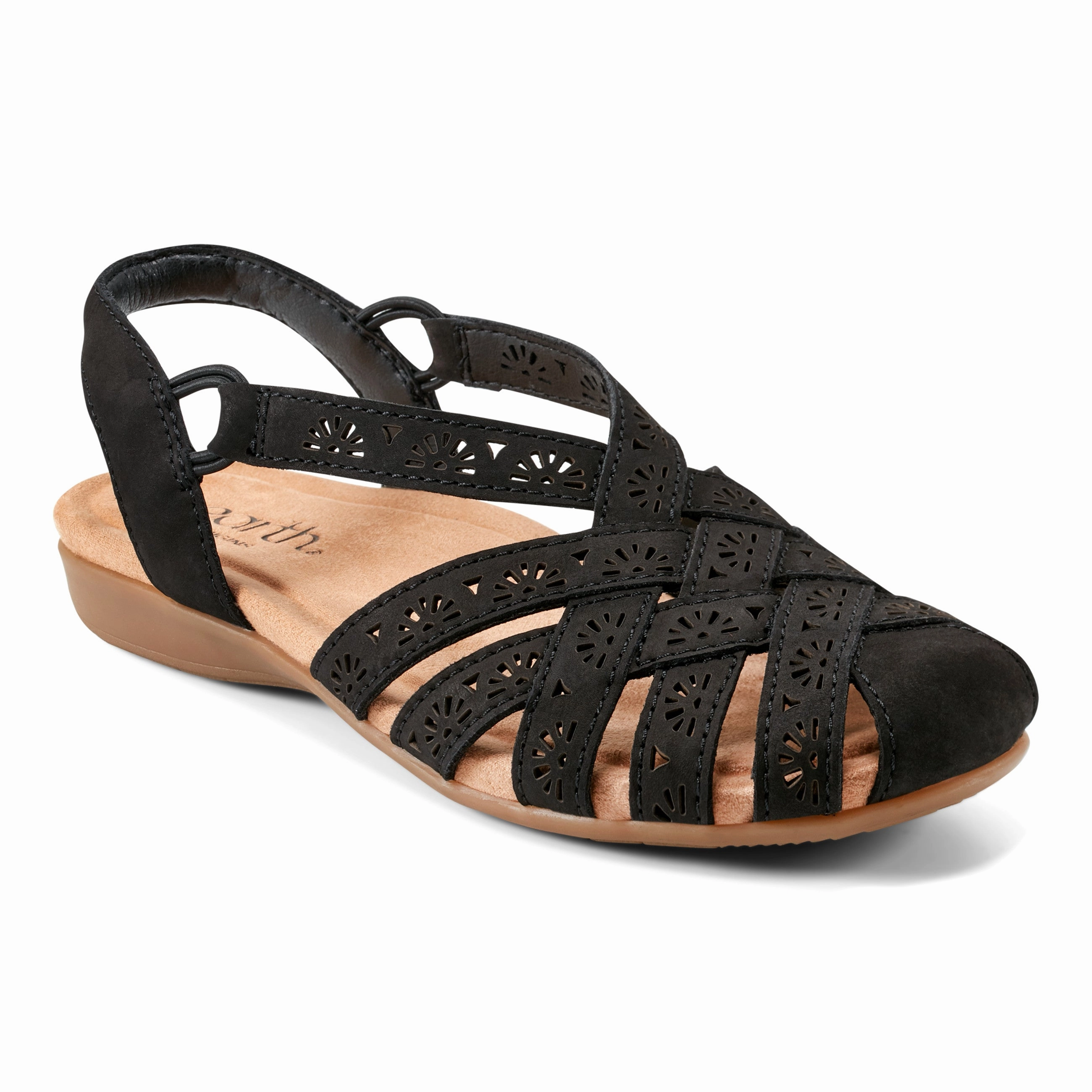 Briel Round Toe Casual Slingback Flat Sandals Flat Heel breathable materials