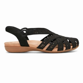 Briel Round Toe Casual Slingback Flat Sandals No-Fuss Wear Adjustable buckle