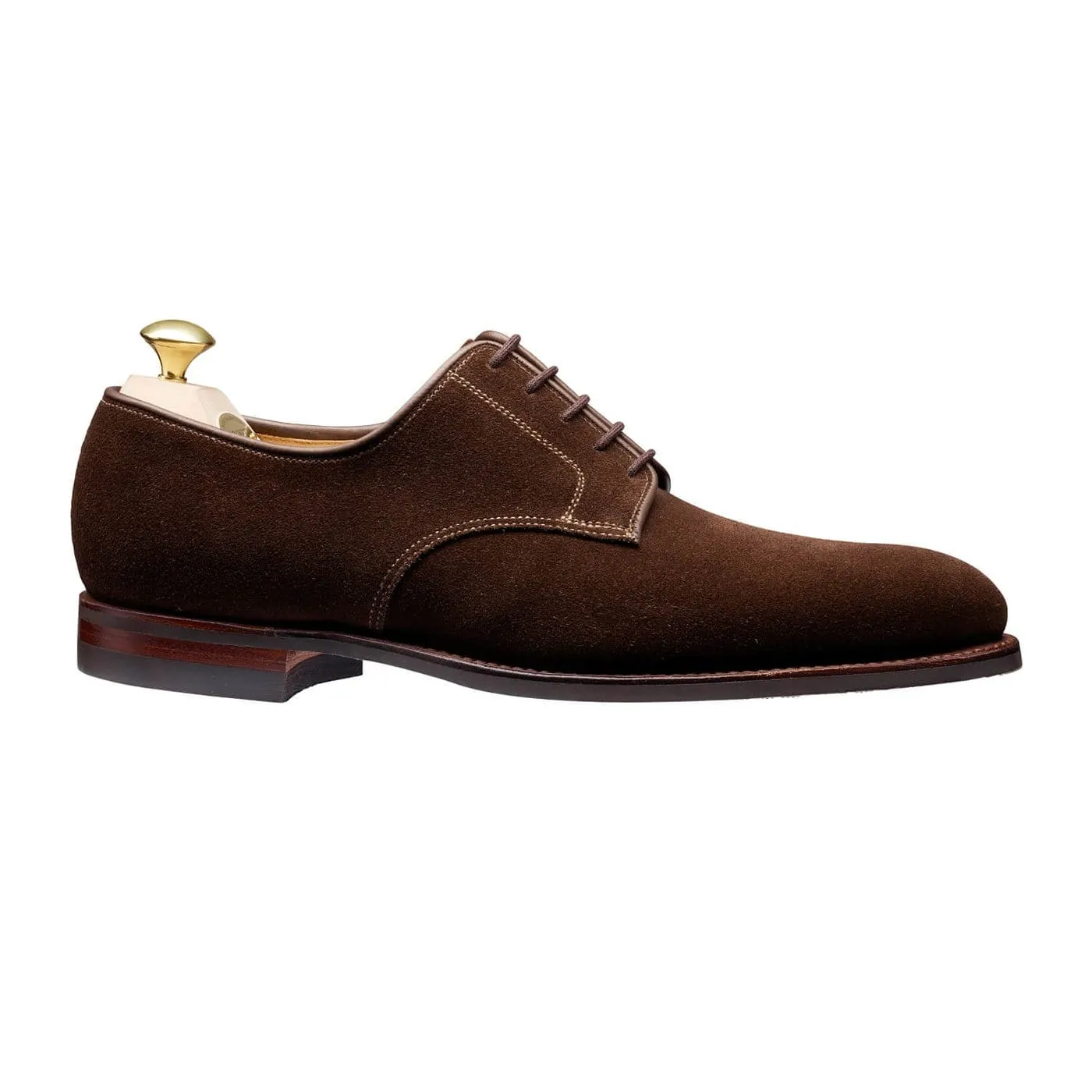 Quality Sole Low Profile Winter Walker Bristol 3 Dark Brown Suede