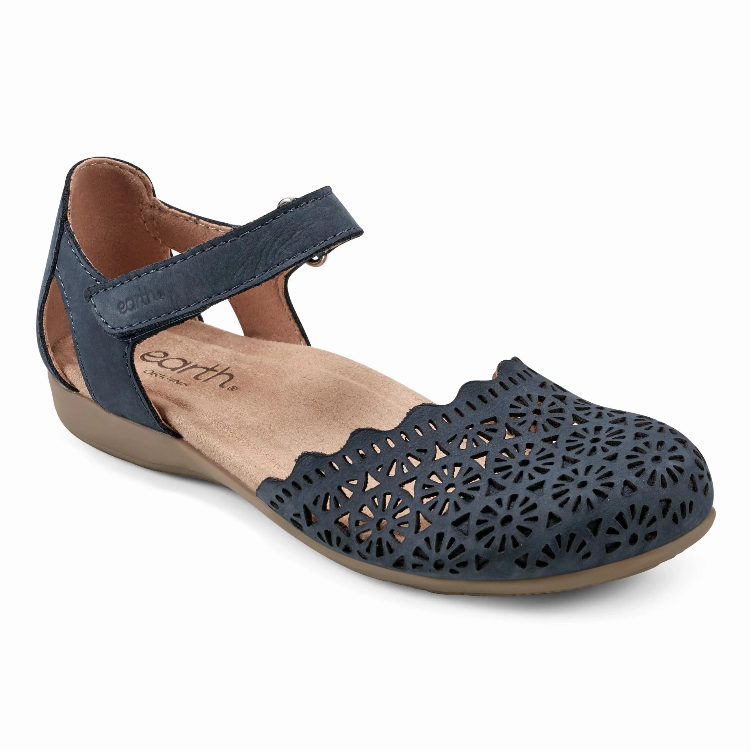Bronnie Casual Slip-On Perforated Sandals True Grip
