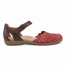 Bronnie Casual Slip-On Perforated Sandals Distressed Look Indoor
