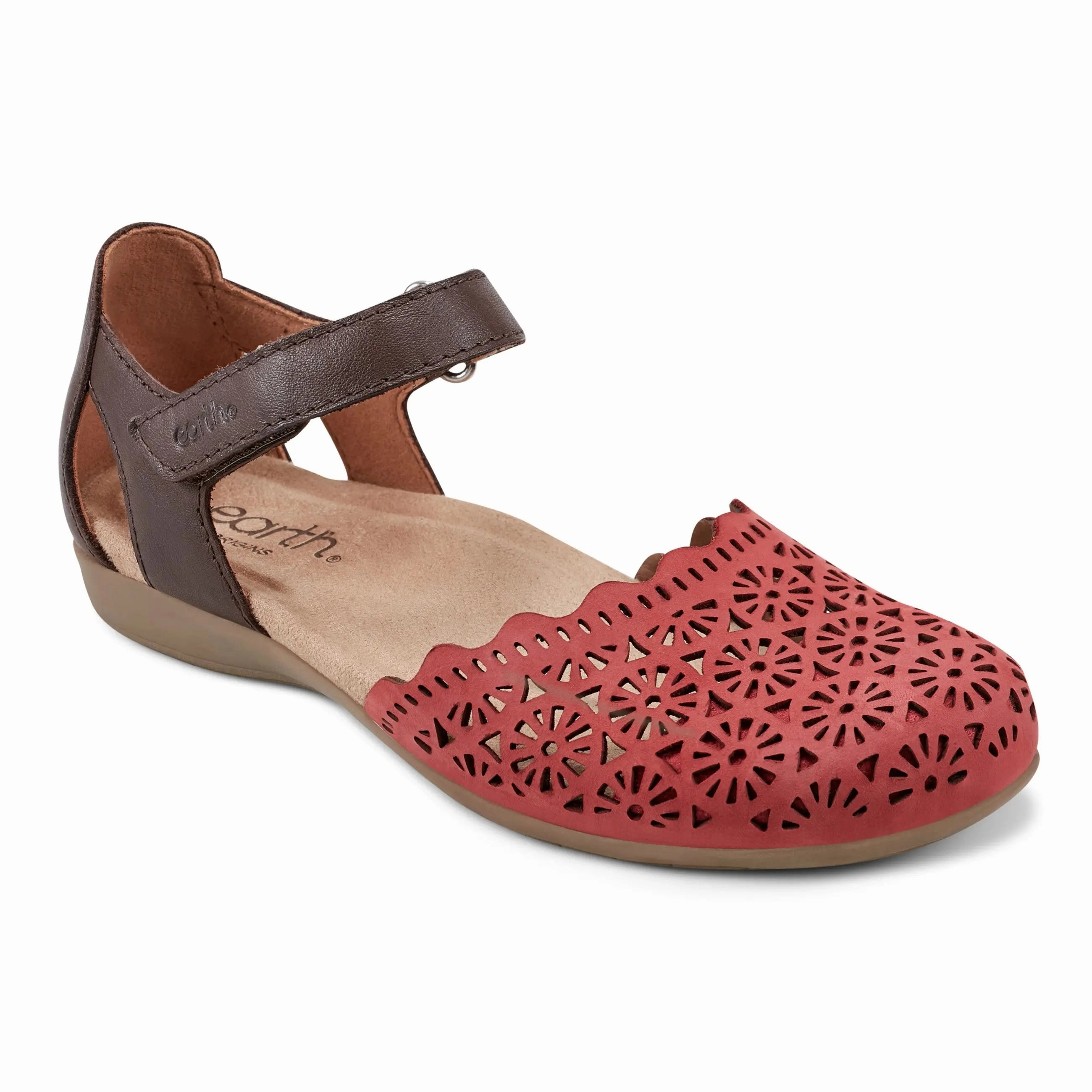 Comfy Glide Arch Care Bronnie Casual Slip-On Perforated Sandals