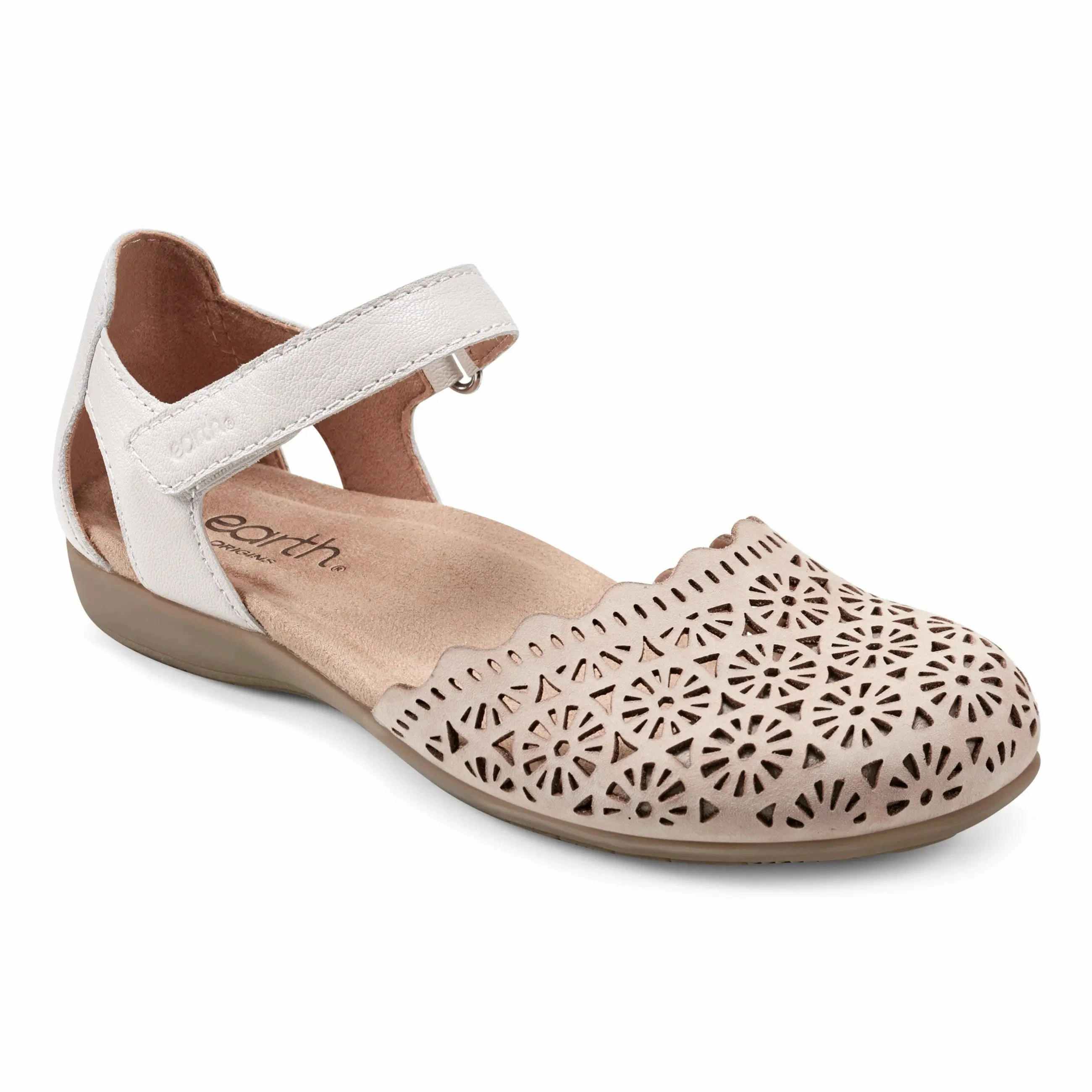 Bronnie Casual Slip-On Perforated Sandals Step Grip Firm Step