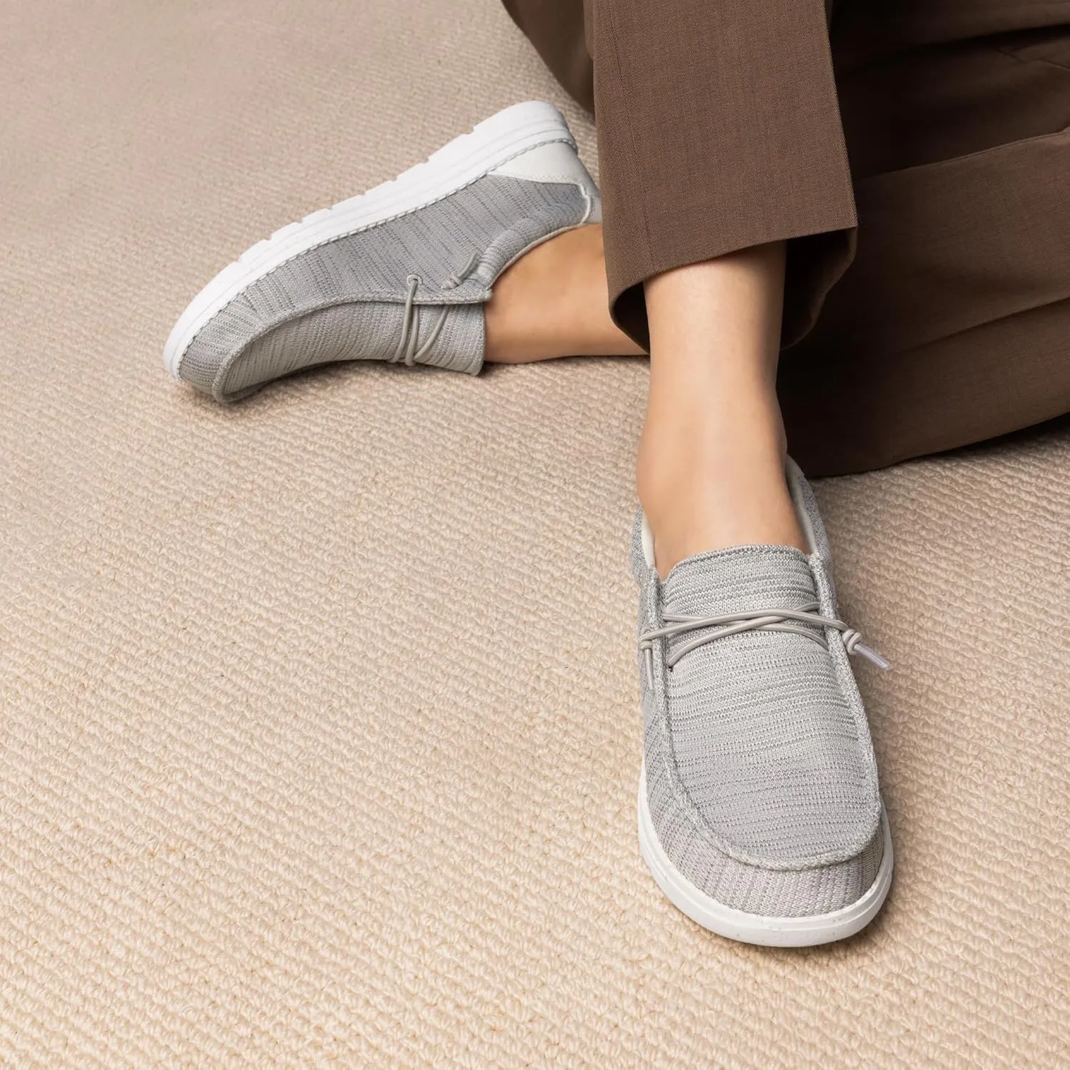 Bruno Marc Womens Slip-on Loafers Casual Shoes