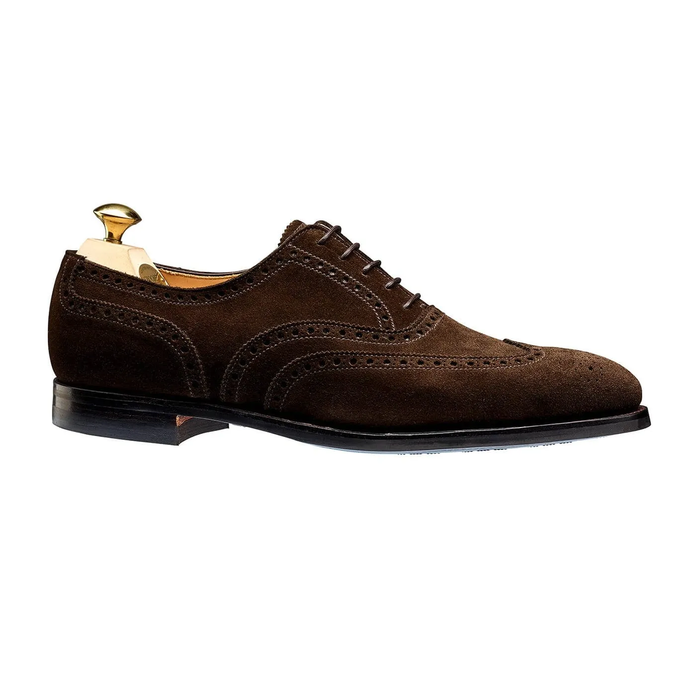 Matte Base Silver Shine Westgate 2 Dark Brown Calf Suede