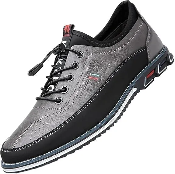 Buybuymen Men's Orthopedic Dress Shoes, Comfort Driving Working Walking Party Formal Oxfords