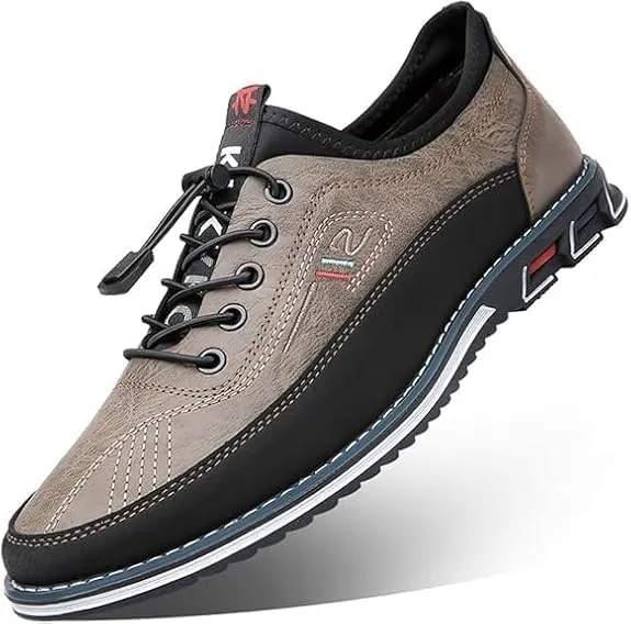 Buybuymen Men's Orthopedic Dress Shoes, Comfort Driving Working Walking Party Formal Oxfords