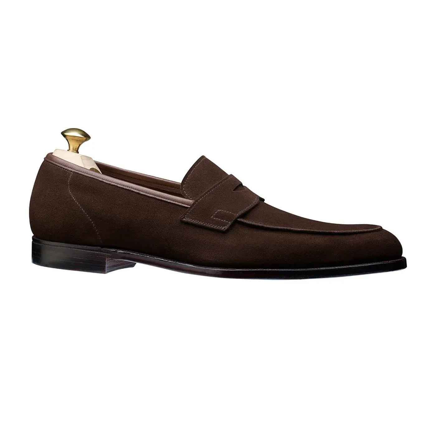 Shock Absorption Technology Cadogan Dark Brown Calf Suede