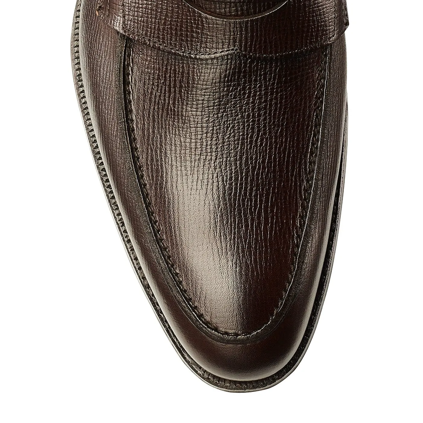 Cadogan Dark Brown Willow Grain Flexible Arch Support Non Slip Tread