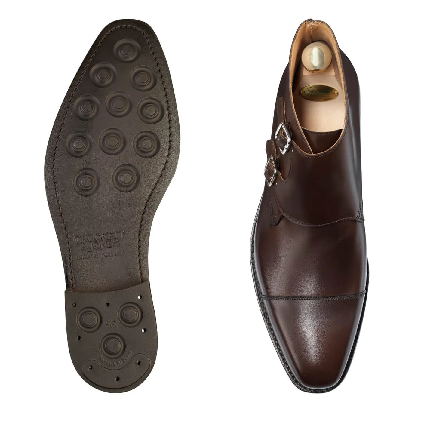 Camberley Dark Brown Burnished Calf Game Edge