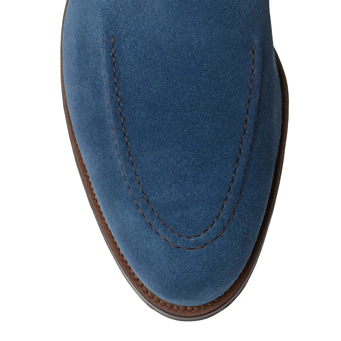 Camden Mid Blue Suede Street Cool material