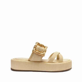 Memory Foam Standing All Silk Feel Lola Flatform Sandal