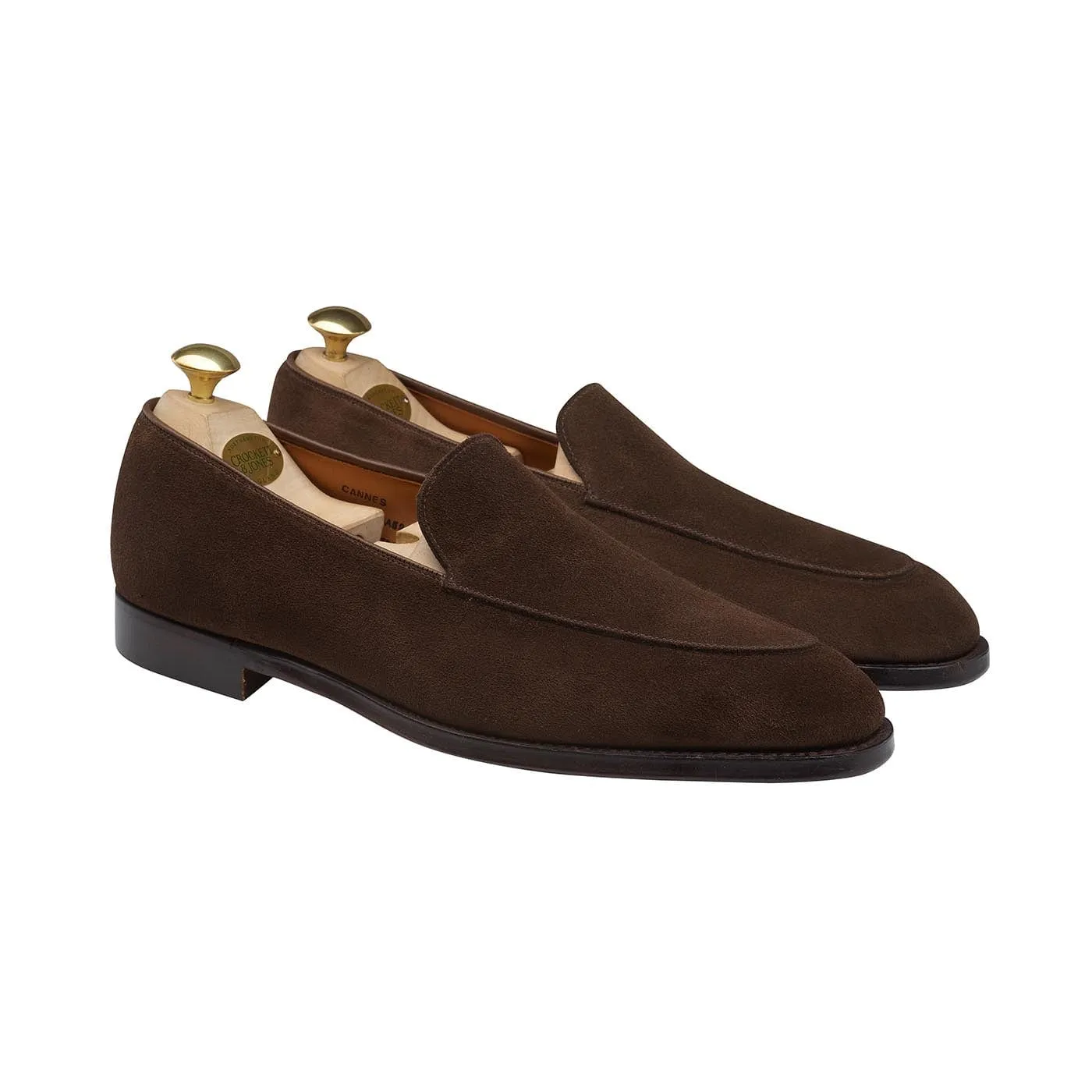 Lace Up Style Cannes Dark Brown Calf Suede