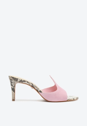 synthetic leather Move Light Carlie Mule Suede Sandal