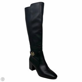 Carmen Leather Riding Boots By Michael By Michael Kors In Black, Size: 6.5 Eco Material Hiking Trails