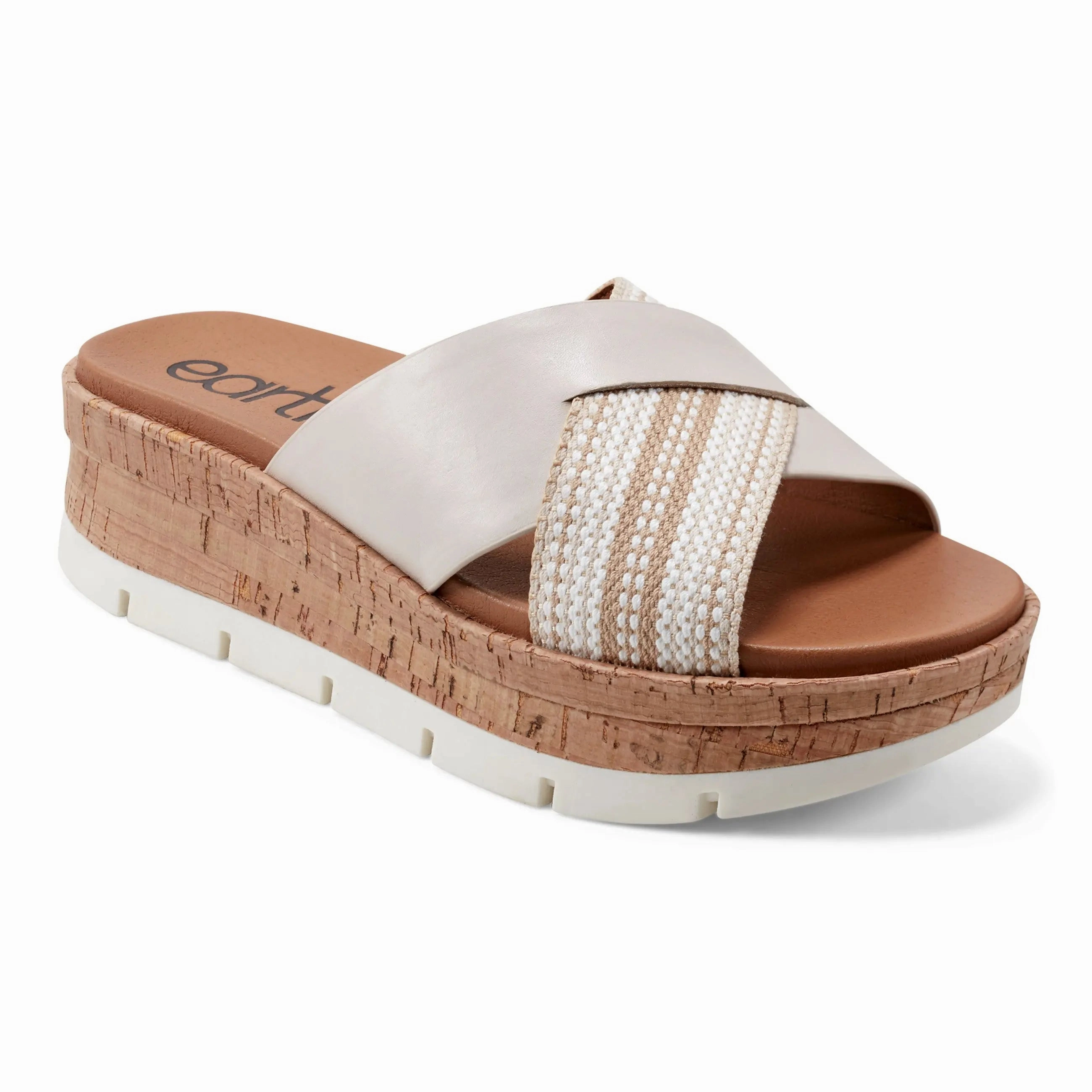 Finale Casual Slip-On Wedge Platform Sandals Lace Up System