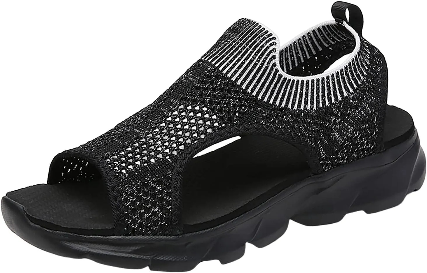 Cathalem Mesh Sandals for Women, Women's Breathable Orthopedic Sandals Comfortable Walking Tennis Shoes Sandals