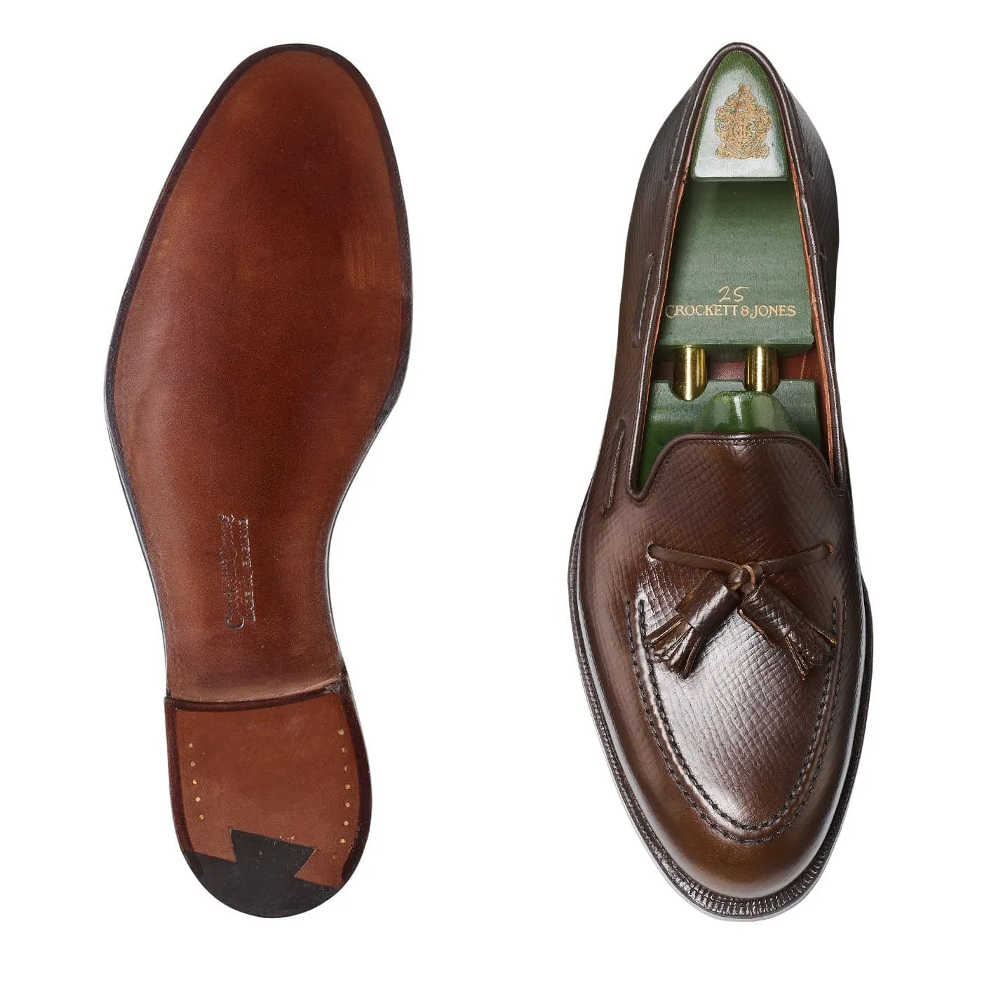 Cavendish 3 Dark Brown Hatch Grain Cordovan Quick Pack