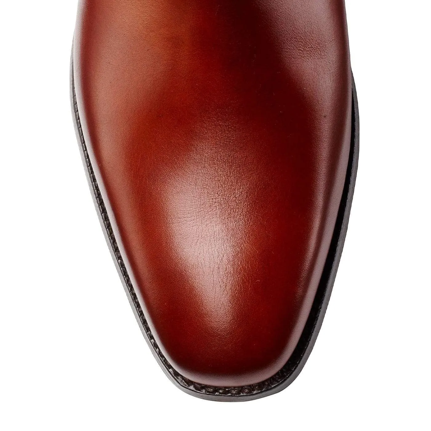 Thermoformed Heel Counter Chelsea 3 Chestnut Burnished Calf