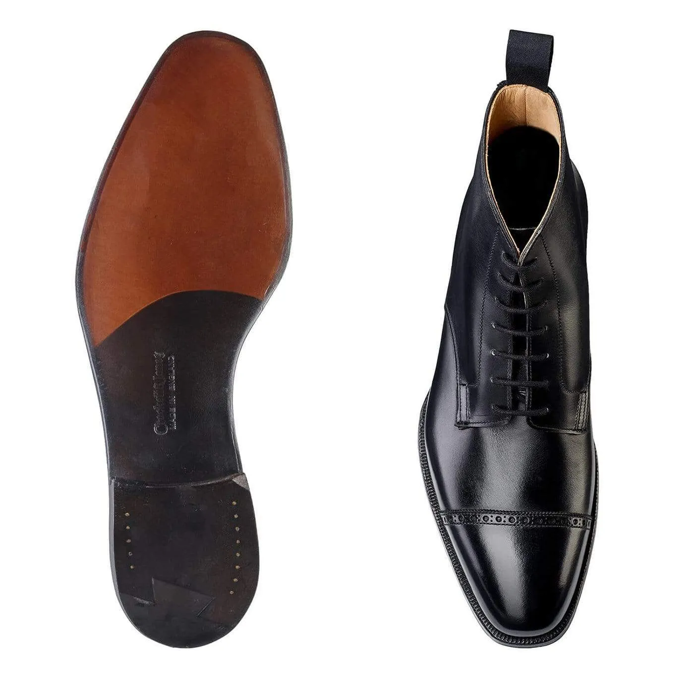 Villiers 2 Black Calf mom style Quality craftsmanship