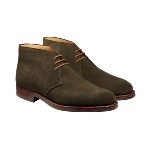 Chiltern Earth Green Suede Coffee Shop