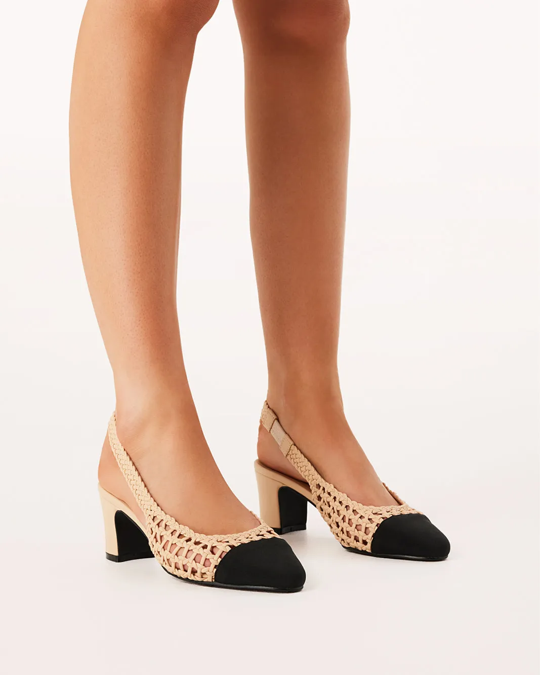 FLORIS - NOUGAT-BLACK GROSGRAIN Pose Spark