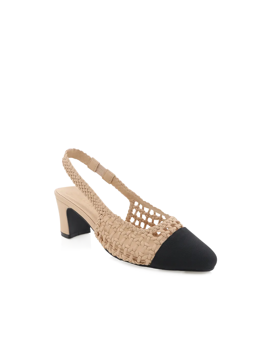 Paris Vibe Tokyo Chic FLORIS - NOUGAT-BLACK GROSGRAIN