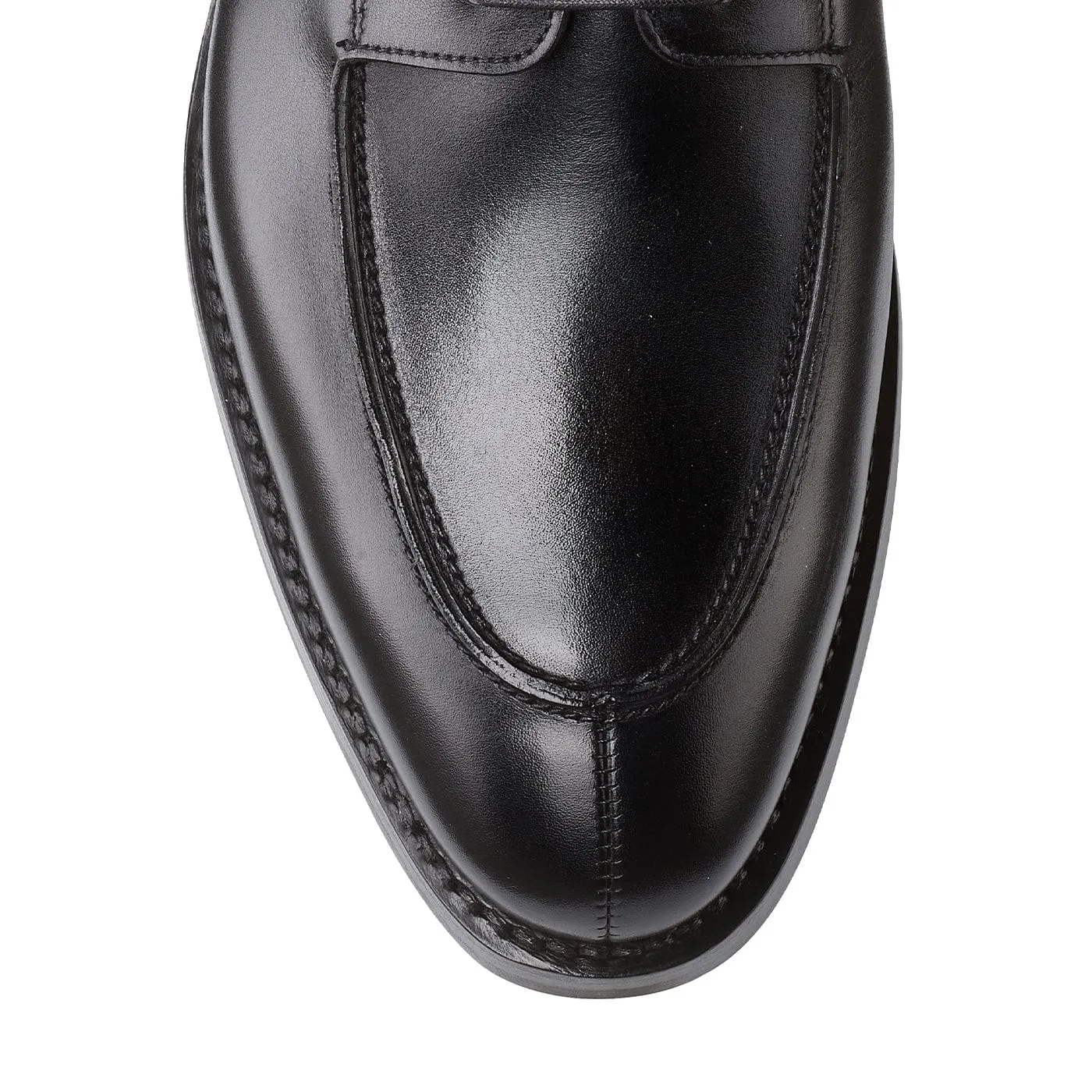 School Style Road Long Hardwick Black Calf