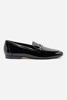 Katherine Loafer In Black Patent Leather Casual Slip-ons
