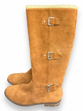 Boots Knee Flats By Alfani In Brown, Size: 7 Cushioned Step Adventure Journey