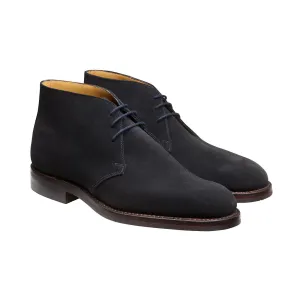 Chiltern Navy Suede Cushioned Step Windy Weather